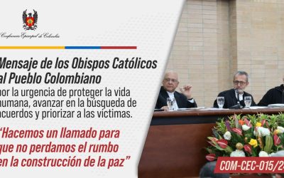 “Se requieren demostraciones de paz de parte de quienes están en las mesas de diálogo”: Obispos colombianos