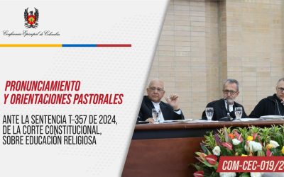 Obispos colombianos emiten comunicado y orientaciones ante Sentencia T-357 de la Corte Constitucional sobre educación religiosa